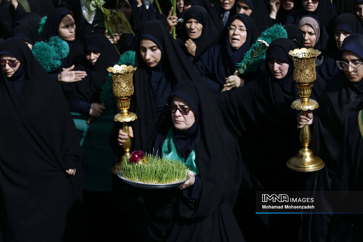 آیین استقبال از ورود کاروان نمادین حضرت معصومه(س) به شهر مقدس قم