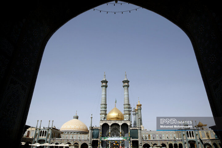 آیین استقبال از ورود کاروان نمادین حضرت معصومه(س) به شهر مقدس قم