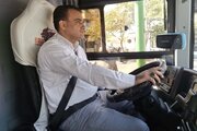 مدیرعامل شرکت اتوبوسرانی اصفهان راننده اتوبوس شد + فیلم