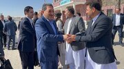 وزیر صنعت، معدن و تجارت وارد استان هرات افغانستان شد