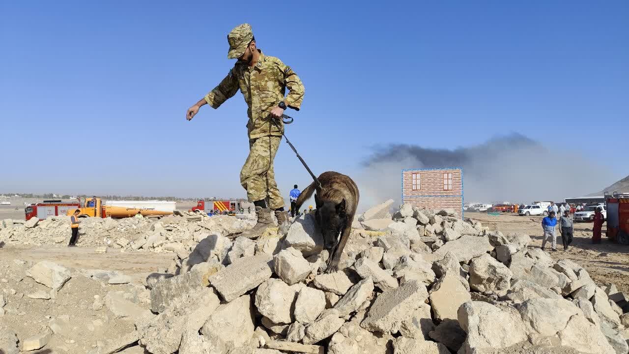 مانور تمامعیار استانی استقامت کویر با سناریوی زلزله ۵.۸ ریشتری در بافق