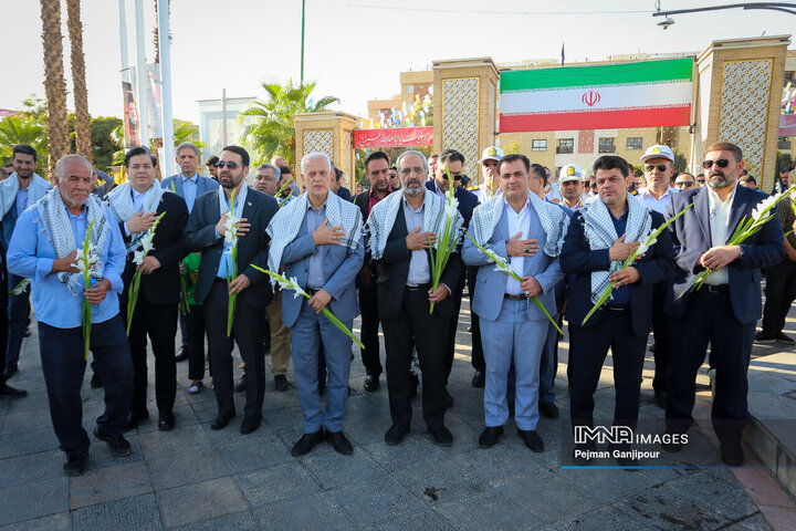 رزمایش یگان‌های اجرایی ستاد مهر شهر اصفهان