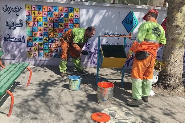 اجرای عملیات بهسازی و زیباسازی محوطه مدارس در ۳۰۰ مدرسه تبریز