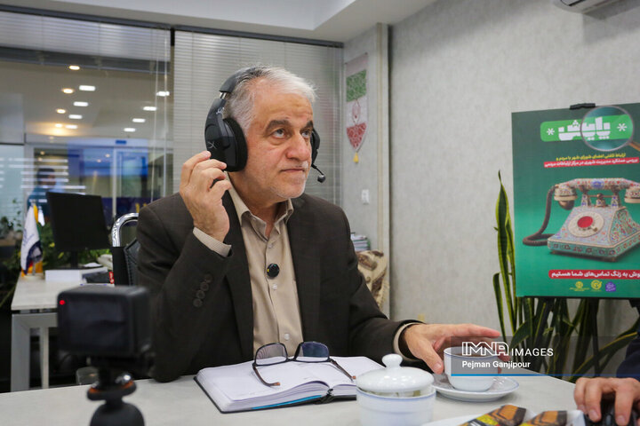 حضور رئیس شورای شهر اصفهان در سامانه ۱۳۷