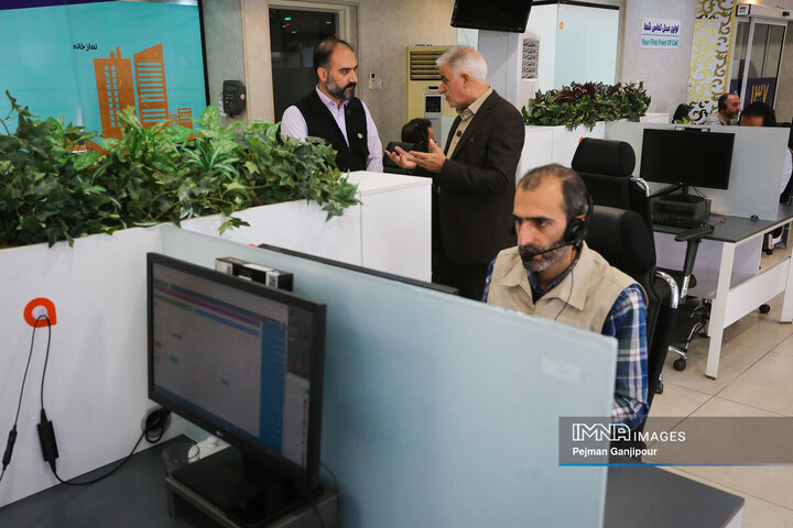حضور رئیس شورای شهر اصفهان در سامانه ۱۳۷