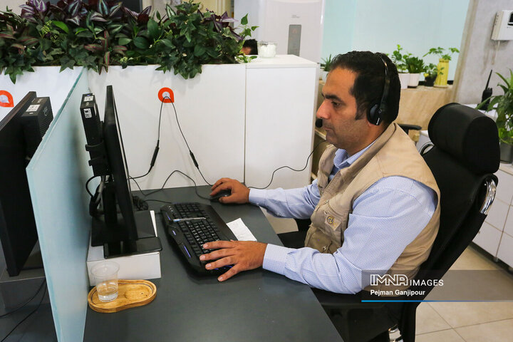 حضور رئیس شورای شهر اصفهان در سامانه ۱۳۷