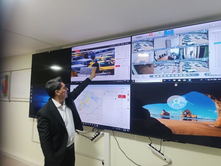 راه‌اندازی اتاق مانیتورینگ ناوگان اتوبوسرانی شهرداری کرمانشاه