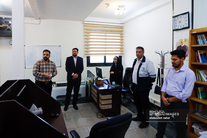 حضور مدیر بحران و پدافند غیرعامل شهرداری اصفهان در خبرگزاری ایمنا