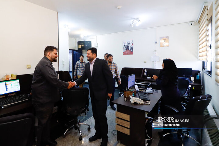 حضور مدیر بحران و پدافند غیرعامل شهرداری اصفهان در خبرگزاری ایمنا