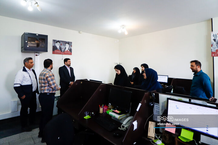 حضور مدیر بحران و پدافند غیرعامل شهرداری اصفهان در خبرگزاری ایمنا