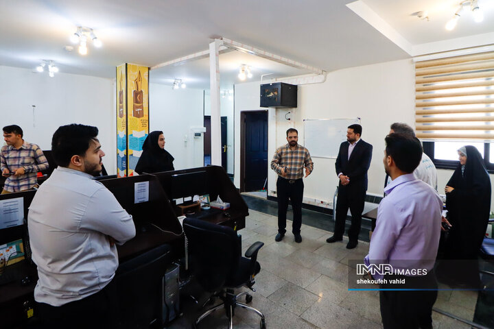 حضور مدیر بحران و پدافند غیرعامل شهرداری اصفهان در خبرگزاری ایمنا