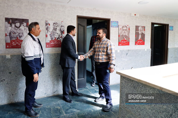 حضور مدیر بحران و پدافند غیرعامل شهرداری اصفهان در خبرگزاری ایمنا