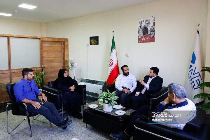 حضور مدیر بحران و پدافند غیرعامل شهرداری اصفهان در خبرگزاری ایمنا