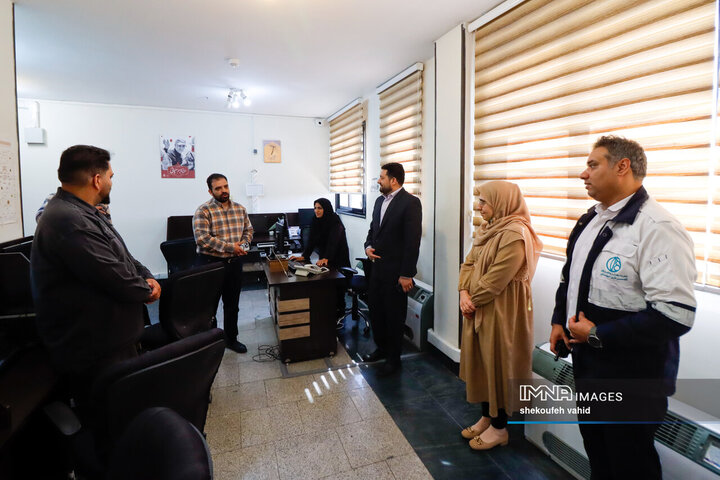 حضور مدیر بحران و پدافند غیرعامل شهرداری اصفهان در خبرگزاری ایمنا