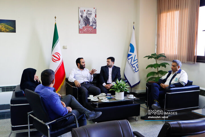 حضور مدیر بحران و پدافند غیرعامل شهرداری اصفهان در خبرگزاری ایمنا