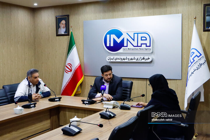 حضور مدیر بحران و پدافند غیرعامل شهرداری اصفهان در خبرگزاری ایمنا