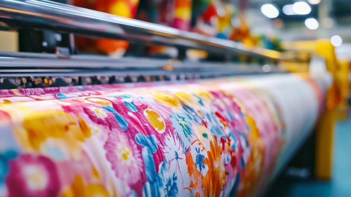 چاپ پارچه آرام تکمیل