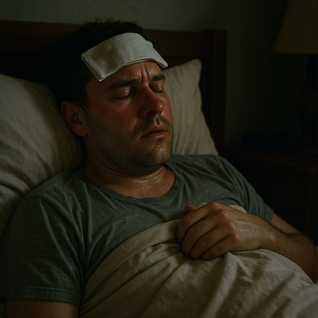 بیمار مبتلا به تب دنگی