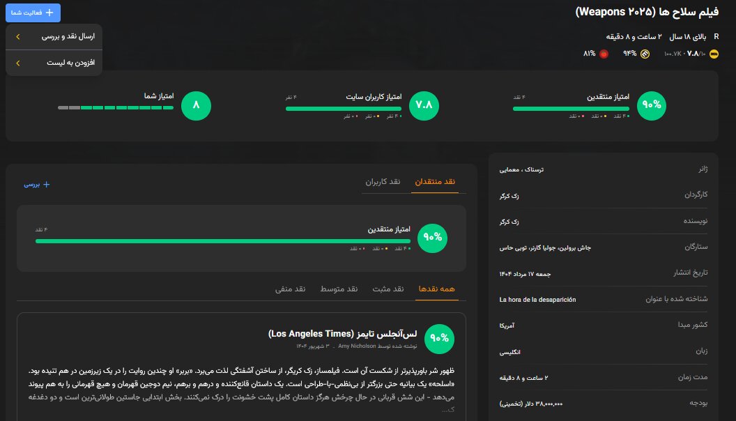 امکانات جدید سایت پاراج برای علاقه مندان فیلم و سریال