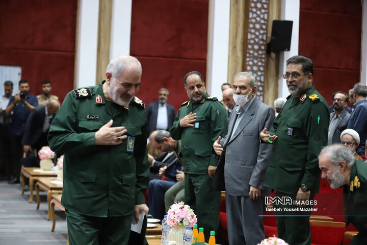 آیین تکریم و معارفه فرمانده سپاه انصارالحسین(ع) استان همدان