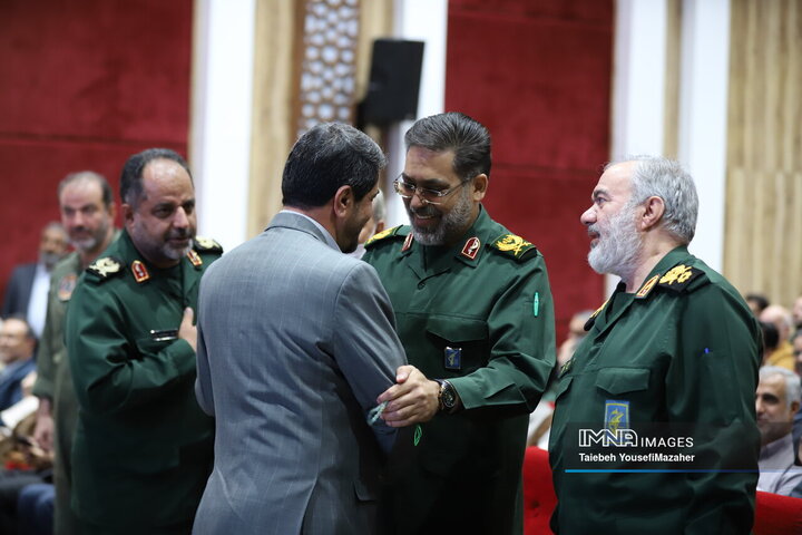 آیین تکریم و معارفه فرمانده سپاه انصارالحسین(ع) استان همدان