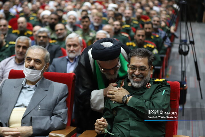 آیین تکریم و معارفه فرمانده سپاه انصارالحسین(ع) استان همدان