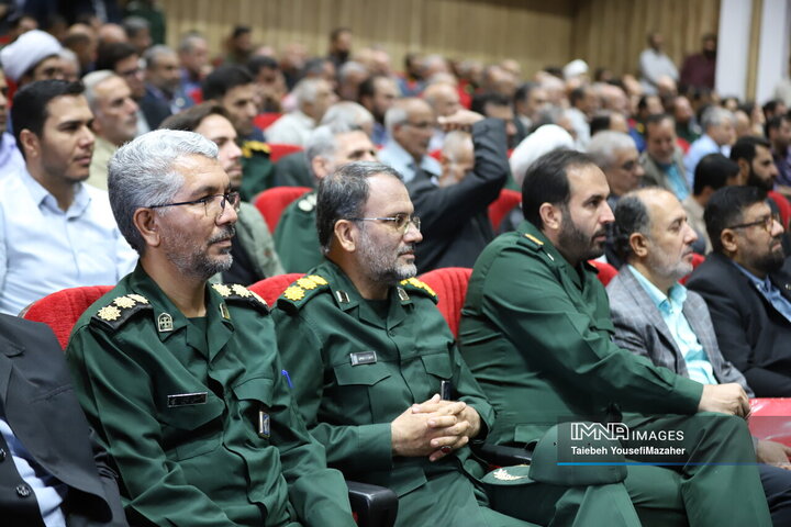 آیین تکریم و معارفه فرمانده سپاه انصارالحسین(ع) استان همدان