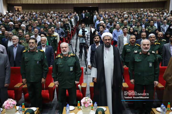 آیین تکریم و معارفه فرمانده سپاه انصارالحسین(ع) استان همدان