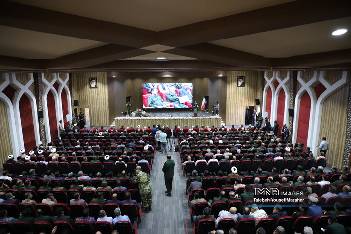 آیین تکریم و معارفه فرمانده سپاه انصارالحسین(ع) استان همدان