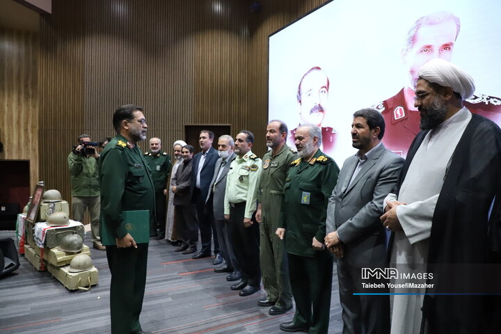 آیین تکریم و معارفه فرمانده سپاه انصارالحسین(ع) استان همدان