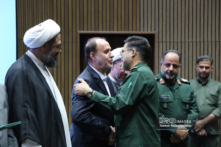 آیین تکریم و معارفه فرمانده سپاه انصارالحسین(ع) استان همدان