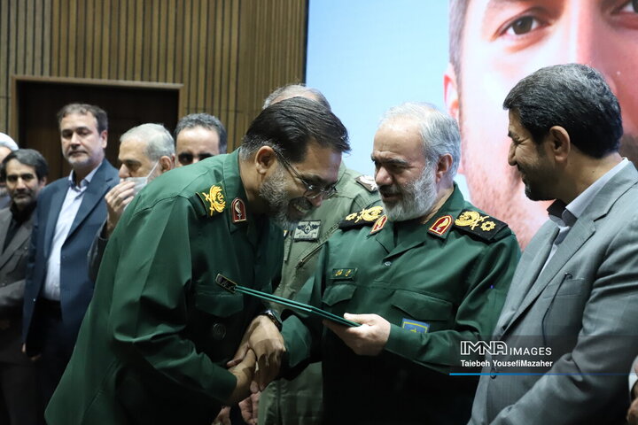 آیین تکریم و معارفه فرمانده سپاه انصارالحسین(ع) استان همدان