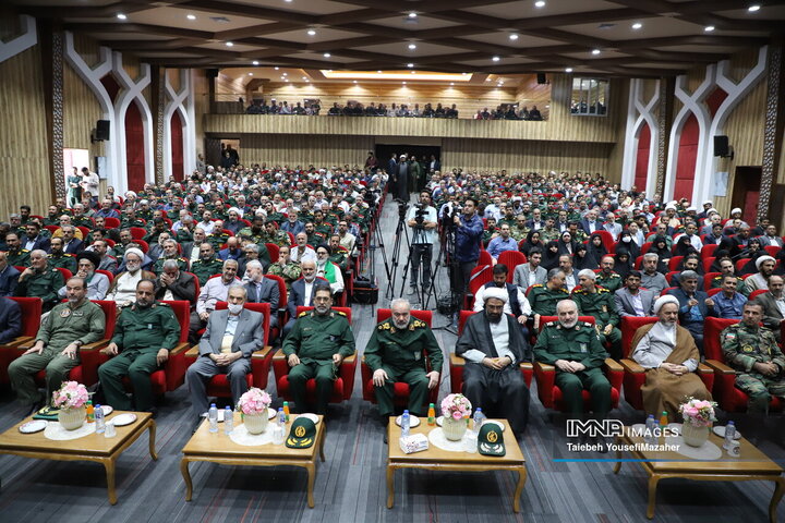 آیین تکریم و معارفه فرمانده سپاه انصارالحسین(ع) استان همدان