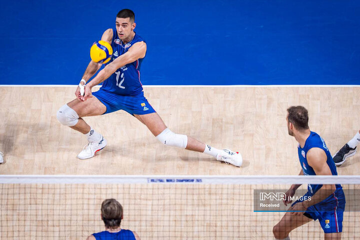 تصاویر والیبال ایران مقابل صربستان