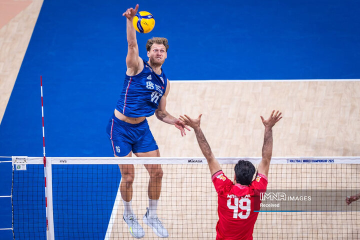 تصاویر والیبال ایران مقابل صربستان