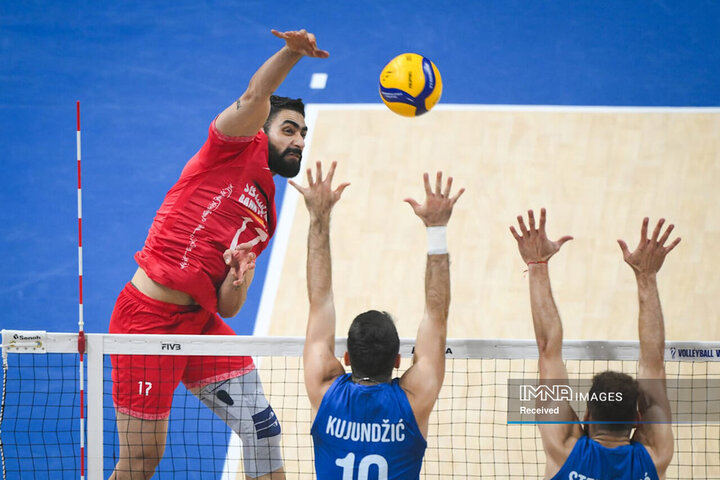 تصاویر والیبال ایران مقابل صربستان