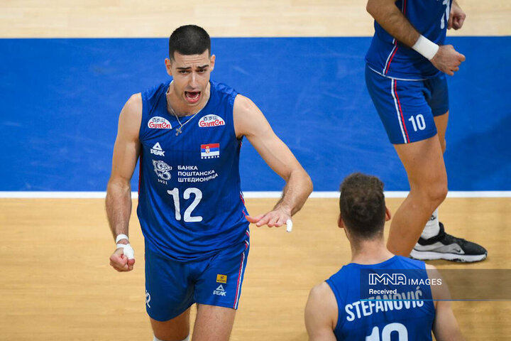 تصاویر والیبال ایران مقابل صربستان