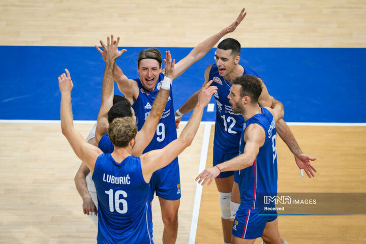 تصاویر والیبال ایران مقابل صربستان