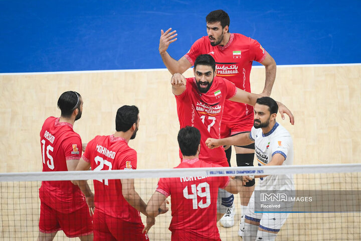 تصاویر والیبال ایران مقابل صربستان