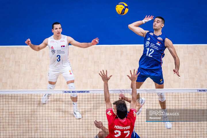 تصاویر والیبال ایران مقابل صربستان