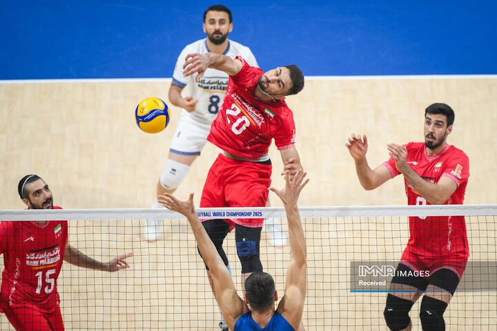 تصاویر والیبال ایران مقابل صربستان