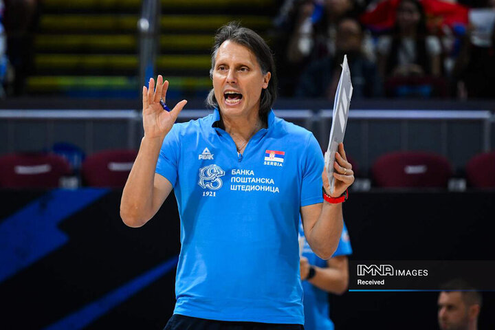 تصاویر والیبال ایران مقابل صربستان