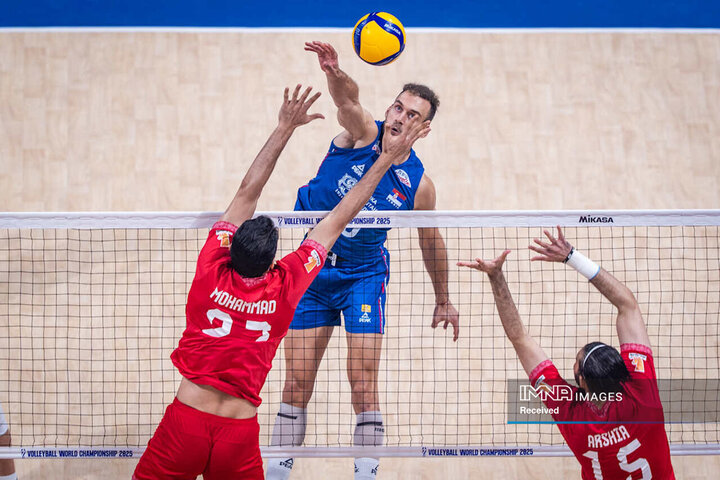 تصاویر والیبال ایران مقابل صربستان