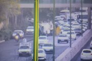 کندی شدید ترددها در بزرگراه شهید صیاد شیرازی به‌دلیل نقص فنی دستگاه آسفالت تراش