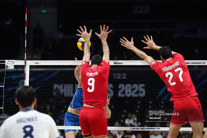 تصاویر والیبال ایران مقابل صربستان