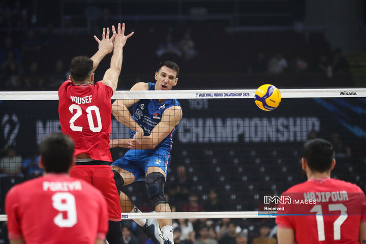 تصاویر والیبال ایران مقابل صربستان