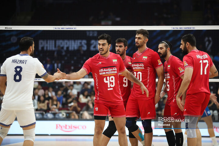 تصاویر والیبال ایران مقابل صربستان