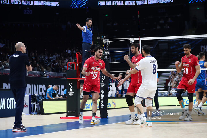 تصاویر والیبال ایران مقابل صربستان