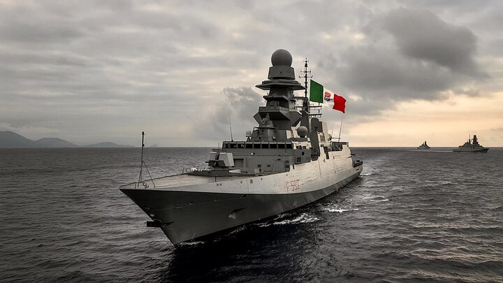 ایتالیا دومین ناو نظامی خود را برای همراهی با کاروان دریایی صمود اعزام کرد