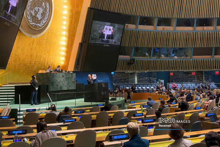 سخنرانی رئیس جمهور در نشست مجمع عمومی سازمان ملل متحد